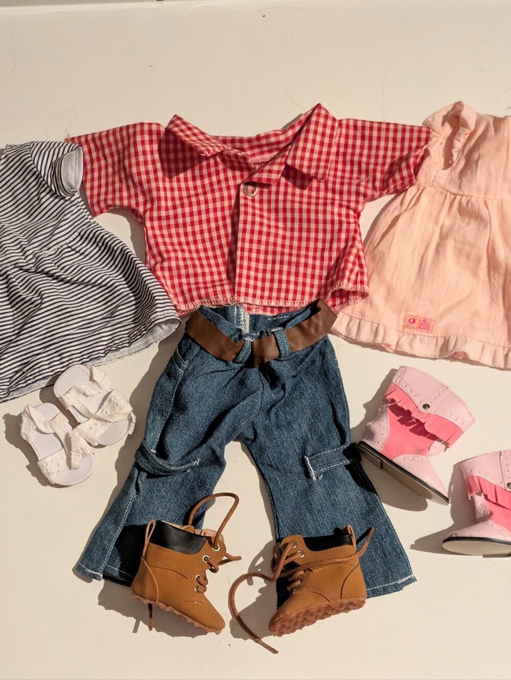 American Girl Fit Other Brand Three Country Casual Outfits